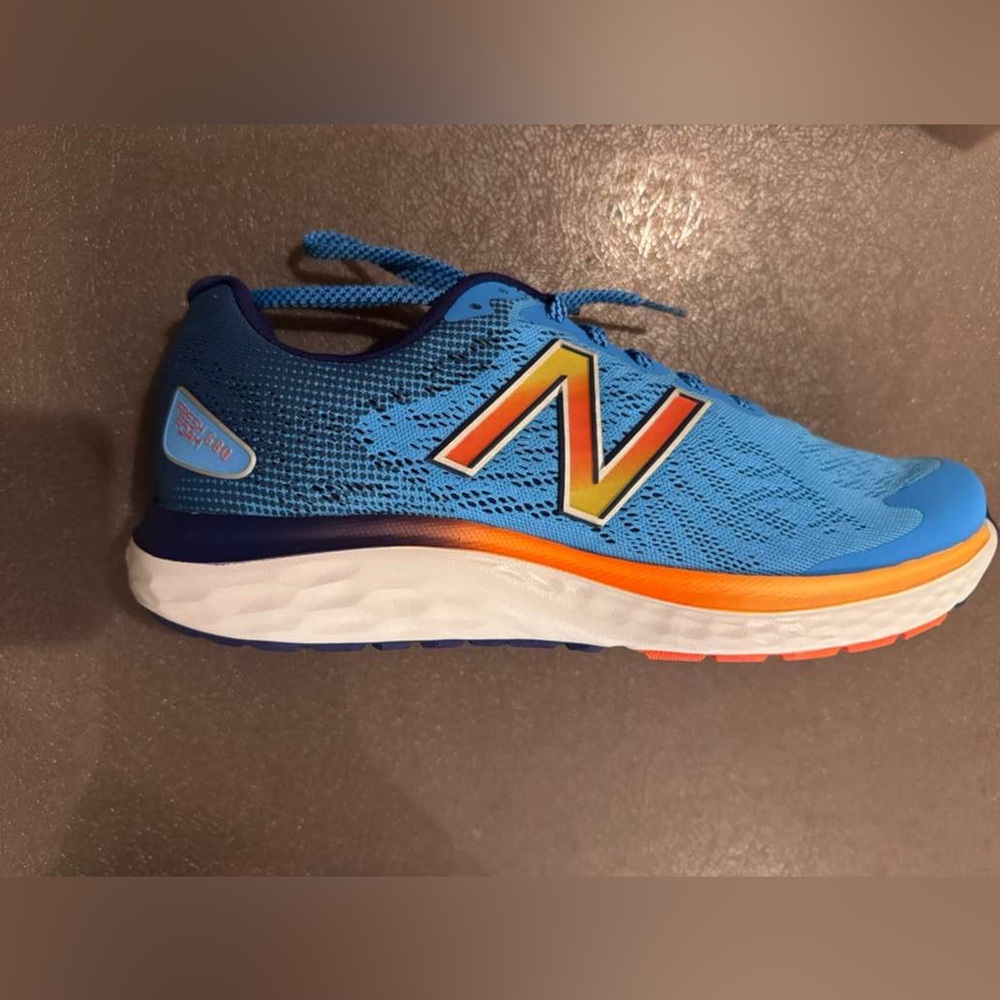 New Balance Blue Orange Running Shoes Size 11.5